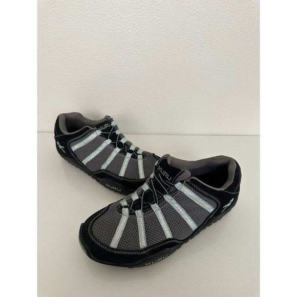 KURU Chicane Shoes Black Delirium Low Top Walking Shoes Sz 10 Leather Orthopedic - Picture 2 of 9